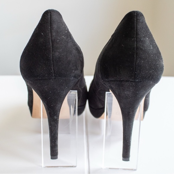 COACH Brigett Pumps Signature C Stylish Black High Heel Women’s Pumps Size 9.5 - Picture 6 of 11